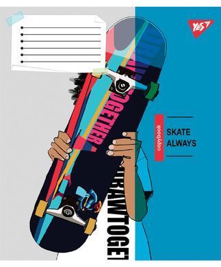 Тетрадь ученическая общая YES Skate is always А5 60 листов линия - 3