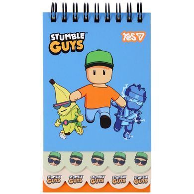 Блокнот Yes Stumble Guys Blue 85x142 60 листов - 4