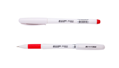 Ручка гелевая SYMPHONY, 0,5 мм, резиновый грип, пласт. корпус, красные чернила - 1