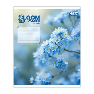 Тетрадь школьная Yes Bloom or fade А5 18 листов линия - 4