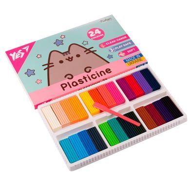 Пластилин Yes Pusheen 24 цвета 480 г - 2