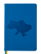 Блокнот діліовий UKRAINE, А5, 96 арк., лінія, синій, шт.шкіра - 6
