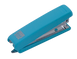 Степлер пластиковий, RUBBER TOUCH, 12 арк., (скоби №10), 107х25х54 мм, синій - 12