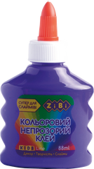 Клей (для слаймов) фиолетовый непрозрачный на PVA-основе, 88 мл - 1