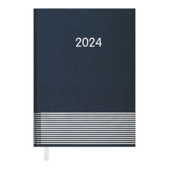 Щоденник датований 2024 PARALLEL, A5, синій - 1