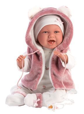 74070 Лялька Mimi Rn Sonrisas Chaqueta Fuxia / Llorens - 2