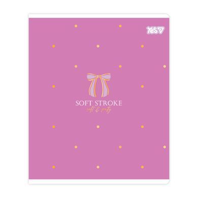 Тетрадь ученическая Yes Pink bow А5 12 листов косая линия - 4