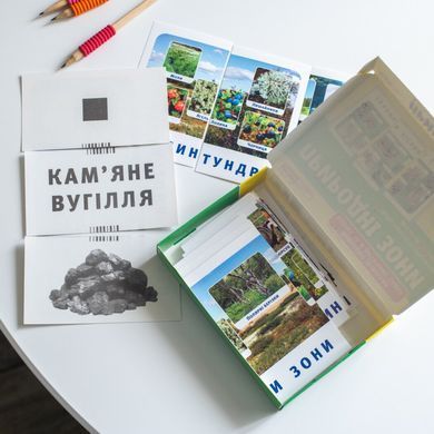 Набір карток.Природні зони - 5