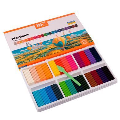 Пластилин Yes Orange Line 24 цвета 480 г - 2