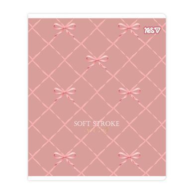 Тетрадь ученическая Yes Pink bow А5 12 листов косая линия - 5