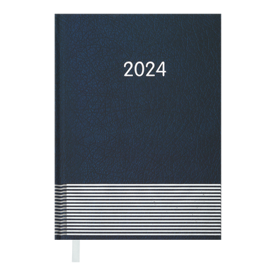 Щоденник датований 2024 PARALLEL, A5, синій - 1