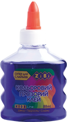 Клей (для слаймів) фіолетовий прозорий на PVA-основі, 88 мл - 1