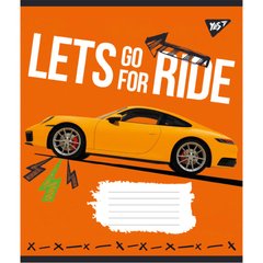 Зошит шкільний Yes Lets go for ride 24 аркушів клітинка - 1