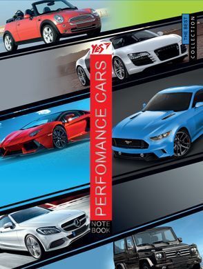 Блокнот А5 96 Кл. YES 7БЦ Perfomance Cars - 2