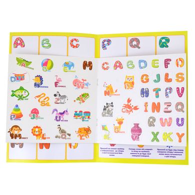 Набор для изучения английского алфавита с наклейками "Useful Stickers". - 2