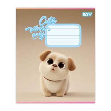 Тетрадь школьная Yes Cute vibes only А5 18 листов линия - 5