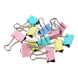 Біндер-затискач для паперу PASTEL , 19 мм, асорті, по 12 шт. в тубі - 1
