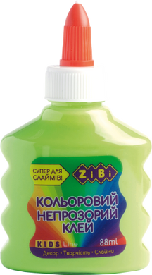 Клей (для слаймів) салатовий непрозорий на PVA-основі, 88 мл - 2
