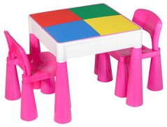 Комплект "Мамут" (Столик + 2 кресла) Розовый Tega Baby - 1
