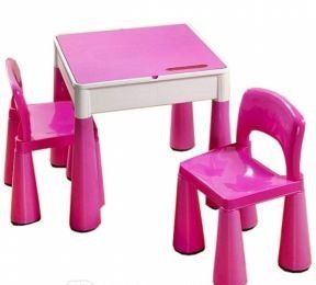 Комплект "Мамут" ( Столик+2 крісла ) Рожевий Tega Baby - 3