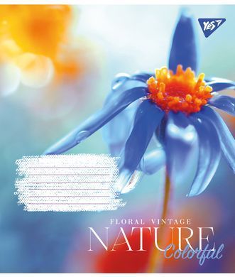 Зошит для записів Yes Nature colorful А5 60 аркушів клітинка - 4