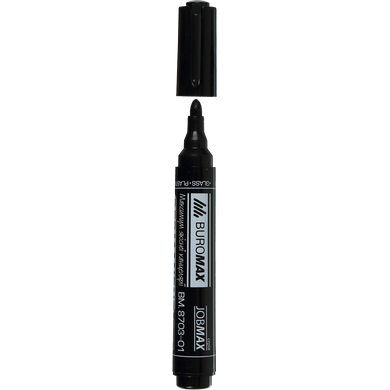 Маркер водост., черный, 2-4 мм, масляная основа - 1