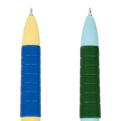 Ручка шариковая YES Месники 0,7 мм синяя автоматическая - 4