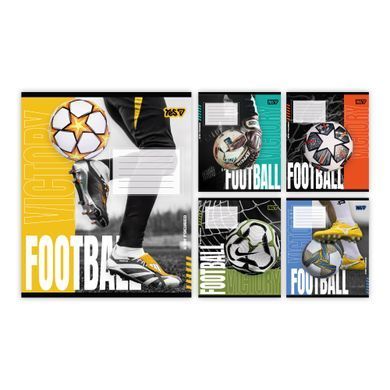 Тетрадь школьная Yes Football energy А5 18 листов линия - 6