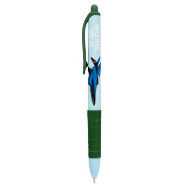 Ручка кулькова YES Месники 0,7 мм синя автоматична - 5