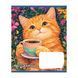 Тетрадь школьная 1Вересня Sunny cat А5 18 листов клетка - 2