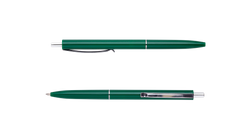Ручка кульк.автом. COLOR, L2U, 1 мм, зел.корпус, сині чорнила - 1