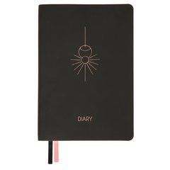 Ежедневник А5 Leo Planner недатированный "Hypnotic", мягкий, черный, 320 страниц - 1