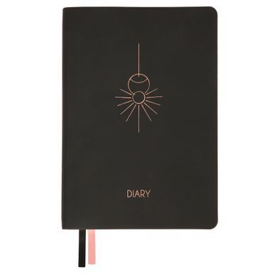 Ежедневник А5 Leo Planner недатированный "Hypnotic", мягкий, черный, 320 страниц - 8