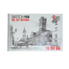 Альбом для графики SANTI, А4, "Fine art sketches", 20 л. 190 г/м2 - 1