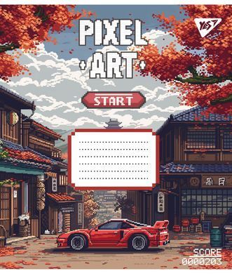 Зошит шкільний Yes Pixel art А5 12 аркушів лінія - 5