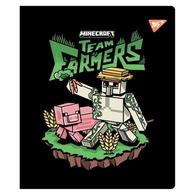 Тетрадь YES Minecraft. Team 18 листов линия - 3