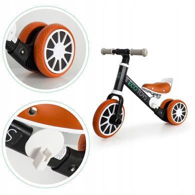 Біговел-велосипед 3 в 1 Freedom, Ecotoys, LC-V1307 Black - 6
