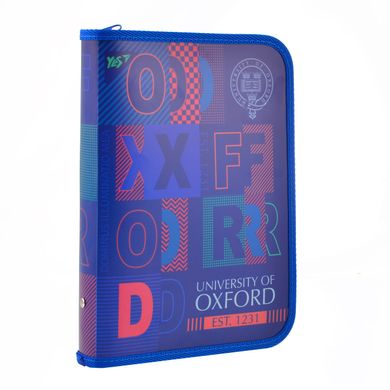 Папка для зошитів пласт. на блискавки В5 "Oxford" - 1