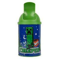 Контейнер настольный для мусора Yes Minecraft Creeper металлический 10 х 18 см - 1