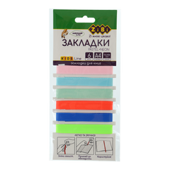 Набір закладок самоклеючих PASTEL+NEON, А4, 6шт., асорті, KIDS Line - 1