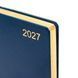 Ежедневник Leo Planner City А5 датированный 2027 твердый синий 368 страниц - 3