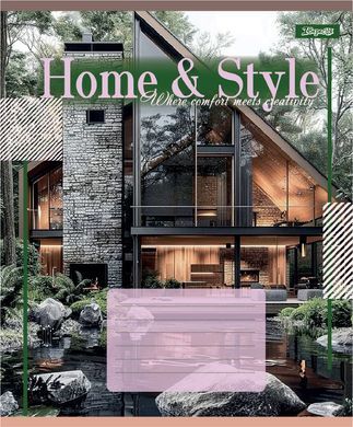Тетрадь ученическая общая 1 Вересня Home & StyleА5 48 листов клетка - 5
