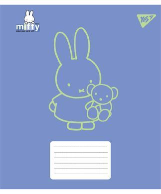 Тетрадь ученическая школьная Yes Miffy Bunny А5 18 листов линия - 5
