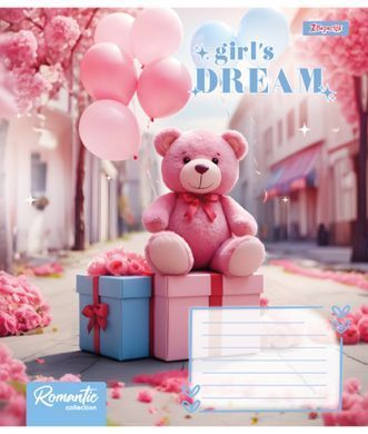 Тетрадь для записей 1В Girls dream А5 36 листов клетка - 5