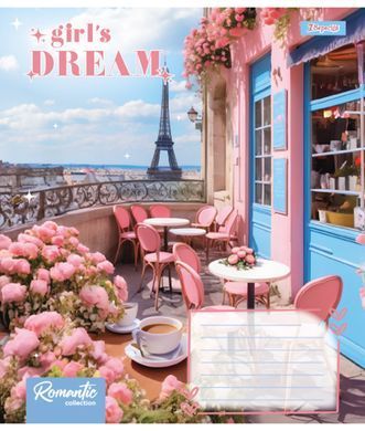 Тетрадь для записей 1В Girls dream А5 36 листов клетка - 4