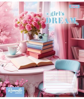 Тетрадь для записей 1В Girls dream А5 36 листов клетка - 6