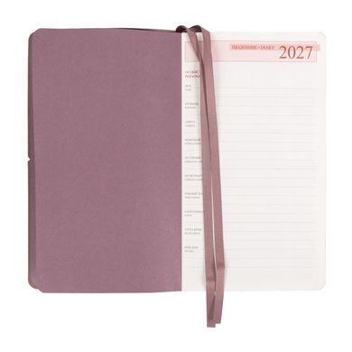 Ежедневник Leo Planner Glory 12х20 см датированный 2027 мягкий розовый 352 страницы - 4