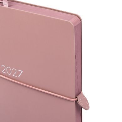 Ежедневник Leo Planner Glory 12х20 см датированный 2027 мягкий розовый 352 страницы - 2