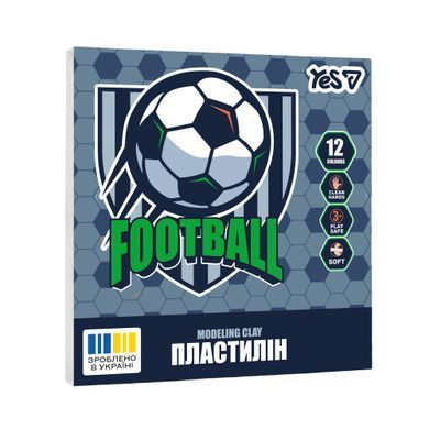Пластилин Yes Football 12 цветов 240 г - 8