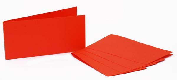 Набір заготовок для листівок 5 шт, 15,5х15,5 см, №13, оранжевий, 220г/м2, ROSA TALENT - 4